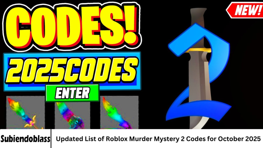 Updated List of Roblox Murder Mystery 2 Codes for October 2025