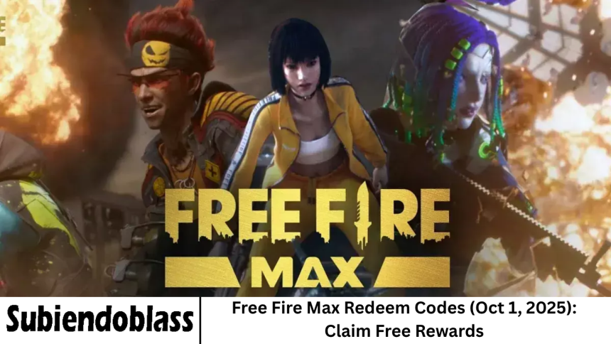 Free Fire Max Redeem Codes (Oct 1, 2025): Claim Free Rewards