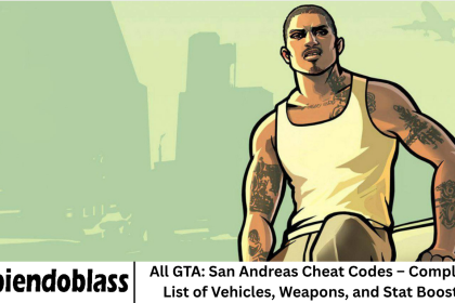 All GTA: San Andreas Cheat Codes – Complete List of Vehicles, Weapons, and Stat Boosts