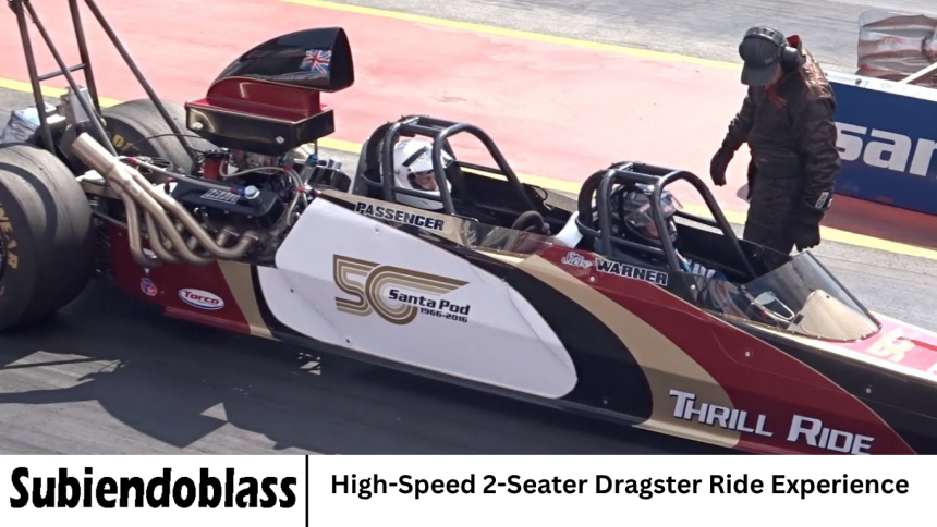 High-Speed 2-Seater Dragster Ride Experience